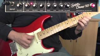 Fender Super Champ XD Demo  Tweed Bassman Setting [upl. by Sara-Ann]