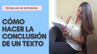 🤓 CÓMO ESCRIBIR CONCLUSIONES FÁCIL❗  Investigar es fácil [upl. by Derr]