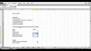 Basics of excel modeling [upl. by Steele]