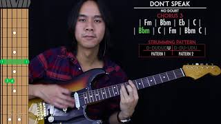 Dont Speak Guitar Cover Acoustic  No Doubt 🎸 Tabs  Chords [upl. by Benita]