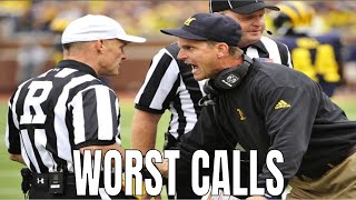 Worst Calls in College Football History  Part 2 [upl. by Joye]