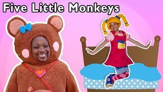 Five Little Monkeys  More  Mother Goose Club Songs [upl. by Eversole]