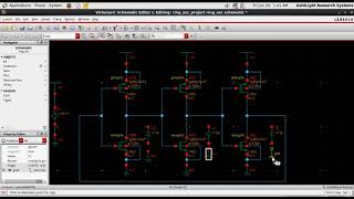 Cadence Tutorial for Ring Oscillator with Parametric sweepGoldLighT Technologies [upl. by Elicul857]