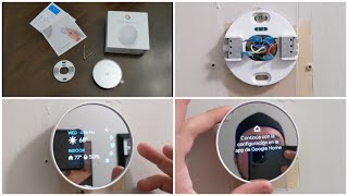 Google Nest Thermostat Full Install amp Setup [upl. by Kepner791]