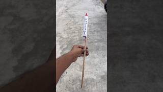 I made ROCKET🚀 at HOME experiment diycrackerstesting shorts viralvideo funny india trending [upl. by Atinra738]