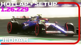 F1 24 JEDDAH Hotlap  Setup 126229  44th Worldwide Ranking 💪 [upl. by Virgilio]