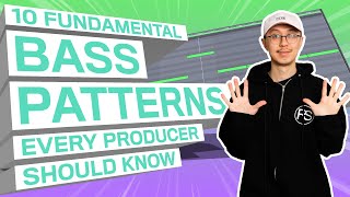 10 Bass Patterns EVERY PRODUCER Should Know  Drum and Bass Ableton Tutorial 2021 [upl. by Aerdnahc]