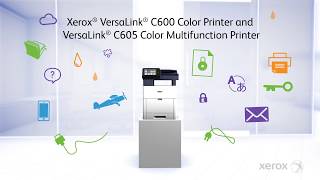 Xerox® VersaLink C500 Series amp C600 Series Color PrinterMFP [upl. by Booma]