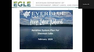 Remove and Replace the Existing Aeration System in Sherman Lake Kalamazoo County – 91824 [upl. by Fogarty]