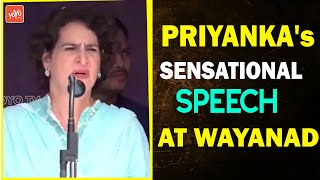 Priyanka Gandhi SENSATIONAL Speech At Eengapuzha Corner Meeting  Wayanad  Congress  YOYOTV [upl. by Johnnie453]