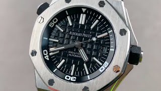 Audemars Piguet Royal Oak Offshore Diver 15703STOOA002CA01 Audemars Piguet Watch Review [upl. by Ahseikal]