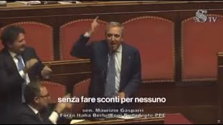 GASPARRI SCATENATO quotFATTI GRAVISSIMI ED EVERSIVI DELL’ORDINE DEMOCRATICO DA PARTE DEI GIUDICIquot [upl. by Daughtry]