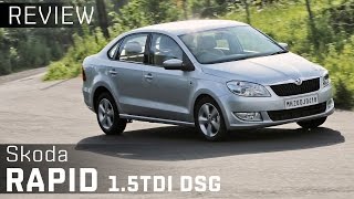 Skoda Rapid 15 TDI DSG  Review  ZigWheels [upl. by Rudelson]