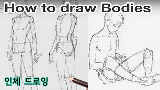 How to draw Bodies  Drawing Practice [upl. by Pinebrook]