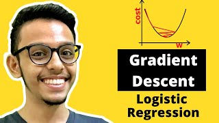 Logistic Regression Gradient Descent  Derivation  Machine Learning [upl. by Venus]