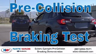 Subaru Eyesight PreCollision Braking Does it work [upl. by Rimola690]