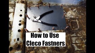 How to Use Cleco Fastners [upl. by Nitsrik16]