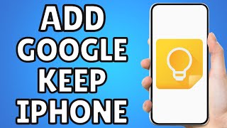 How To Add Google Keep Widget Iphone [upl. by Acinoed]