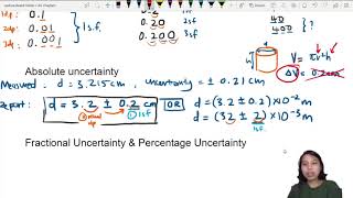 12e Uncertainty Identities  AS Physical Quantities  Cambridge A Level Physics [upl. by Tillman]