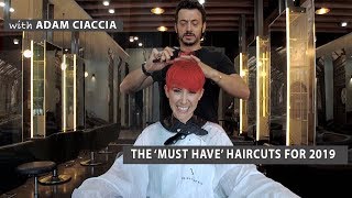 How to cut a Fire Red Pixie Cut on Episode 55 of HairTube© with Adam Ciaccia [upl. by Chrystal112]