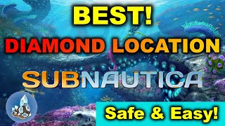 BEST Location to Find Diamonds in Subnautica [upl. by Yvette]