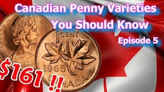 1965 Canadian Penny Varieties You Should Know Ep 5  Large and Small Bead Pennies Explained [upl. by Ettelegna163]