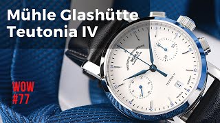 Mühle Glashütte Teutonia IV Chronograph  Watch of the Week Review 77 [upl. by Felt872]