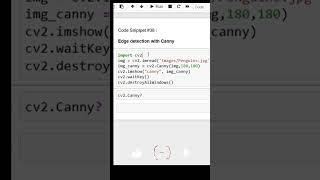 Edge Detection Using OpenCV shorts opencvpython sudikshaanalytics coding [upl. by Zeiger270]