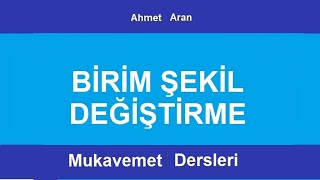 M3 Mukavemet  Birim Şekil Değiştirme [upl. by Ardnala]