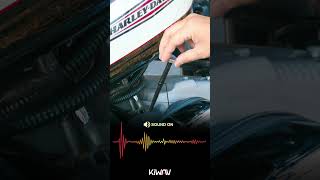 How to adjust the idle speed on Harley Vtwin carburetor motorcycles by KiWAV idle adjustment screw [upl. by Rolyks]