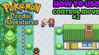 How to use PsychicControl move in Pokémon Psychic Adventures [upl. by Armil534]