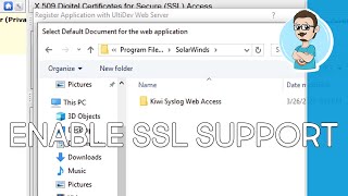 Enable SSL Support  Cant Log into Kiwi Syslog Web Access Portal [upl. by Idola]