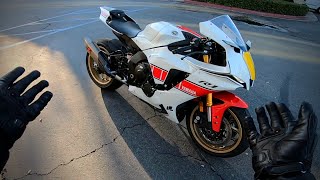 New Yamaha R1 Review [upl. by Ojeibbob]