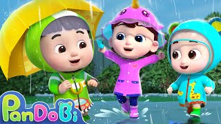 Its Raining  Dress for the Rain  More Nursery Rhymes amp Kids Songs  Pandobi [upl. by Atonsah]