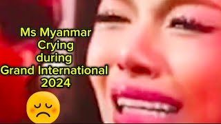 Ms Myanmar umiyak natalo sa Ms Grand International myanmar grand international philippines [upl. by Richma889]