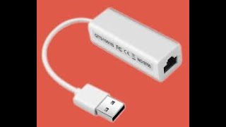 USB USB 20 Ethernet Adapter Driver Install Windows 7810  USB Lan Card Setup [upl. by Ahsienahs]