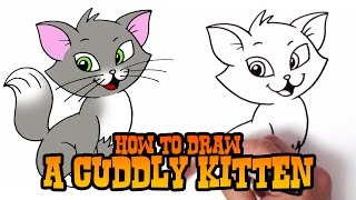 How to Draw a Cat  Step by Step for Kids [upl. by Nisen108]