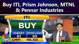 Buy ITI Prism Johnson MTNL amp Pennar Industries  23 Aug Stock 2020  CNBC Awaaz [upl. by Boswell]