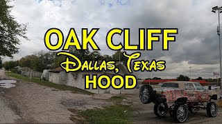 OAK CLIFF  DALLAS TX HOOD  DRIVING THROUGH  HISTORY [upl. by Felicdad]