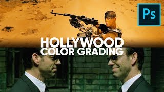 Color Grade Like Any HOLLYWOOD Movie in Photoshop [upl. by Rufena]