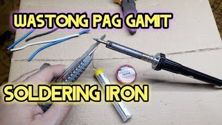 Soldering Iron Tutorial  Philippines  Local Electrician  basic guide [upl. by Anagnos819]