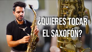 Tu Primera Clase de Saxofón Embocadura y notas básicas [upl. by Rodgiva]