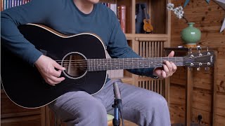 Taylor AD17E Black top Guitars review吉他评测 [upl. by Ken]