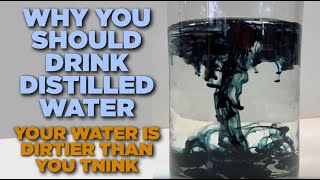 Tap Water Analysis  Three Reasons Why I Drink Distilled Water [upl. by Pedaiah]