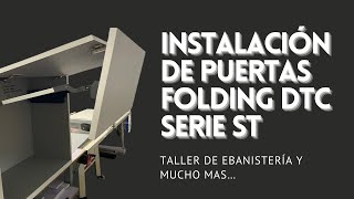 Como Instalar Puertas Folding Sistema DTC Top Stays Serie ST [upl. by Cirtemed]