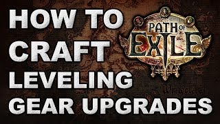 Path of Exile How to Craft Your Own Progression Gear  quotCant Find Upgradesquot Edition [upl. by Binni]