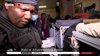 Johannesburg Prison Raid  Inmates searched [upl. by Ateekahs254]