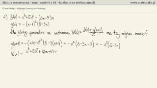 Dodawanie i mnożenie wielomianów  kurs rozszerzony [upl. by Ennayoj]