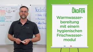 Warmwasserbereitung mit einem hygienischen Frischwassermodul  ÖkoFEN Technik einfach erklärt [upl. by Grady]