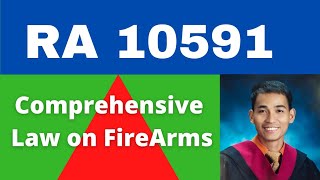 REPUBLIC ACT 10591  COMPREHENSIVE LAW ON FIREARMS AND AMMUNITION [upl. by Eanrahs]